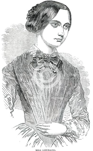 Miss Goddard, 1850. Creator: Unknown.