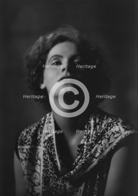 Miss Greta Garbo, portrait photograph, 1925 July 27. Creator: Arnold Genthe.