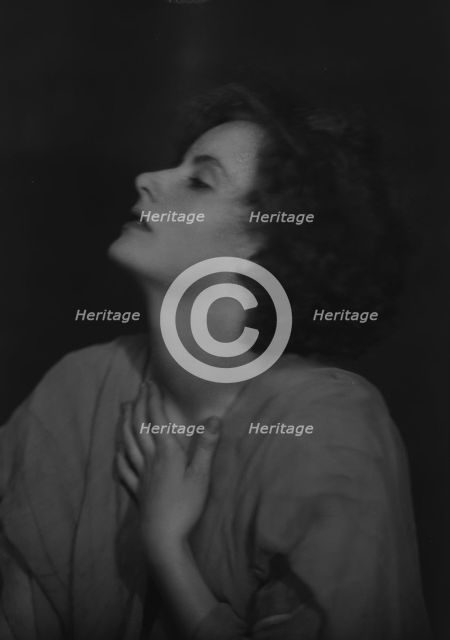 Miss Greta Garbo, portrait photograph, 1925 July 27. Creator: Arnold Genthe.
