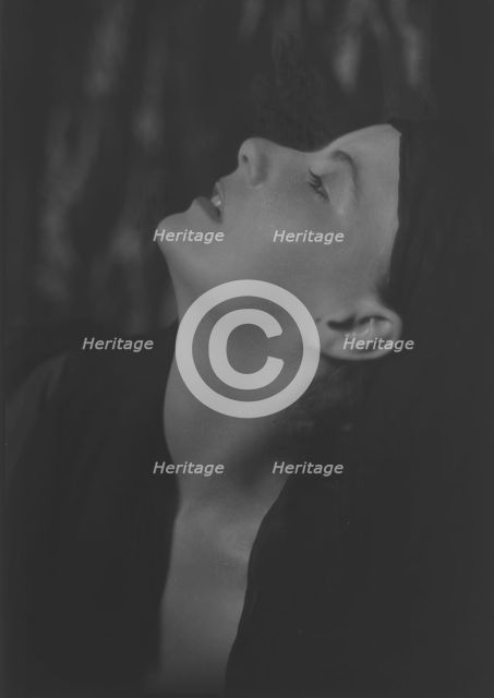 Miss Greta Garbo, portrait photograph, 1925 July 27. Creator: Arnold Genthe.