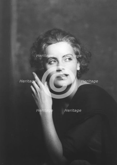 Miss Greta Garbo, portrait photograph, 1925 July 31. Creator: Arnold Genthe.