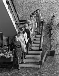 Miss Hardware contestants, Stanley Tools, Sheffield, South Yorkshire, 1967. Creator: Michael Walters