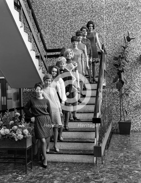 'Miss Hardware' contestants, Stanley Tools, Sheffield, South Yorkshire, 1967. Creator: Michael Walters.