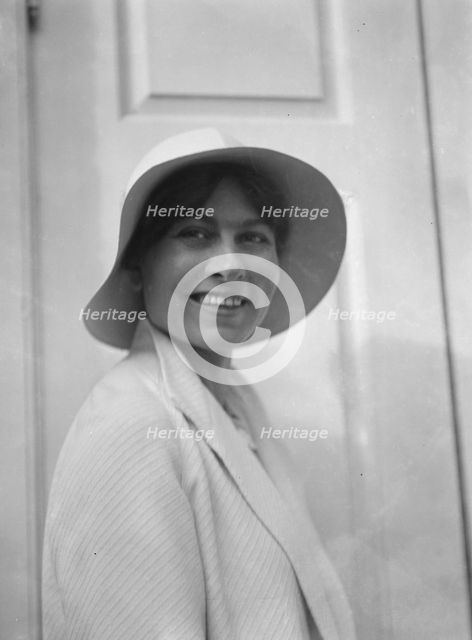 Miss Harriet Taylor, portrait photograph, 1932. Creator: Arnold Genthe.