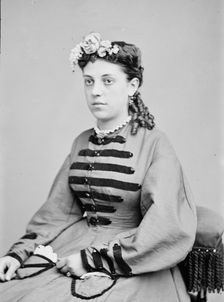 Miss Hendricks, between 1855 and 1865. Creator: Unknown