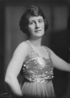 Miss Houghton, portrait photograph, 1918 Feb. 25. Creator: Arnold Genthe