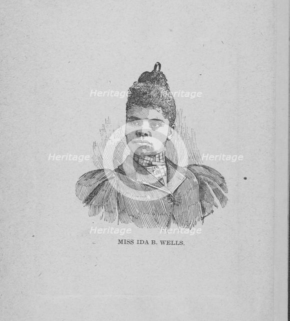 Miss Ida B. Wells, [Frontispiece], (1894?). Creator: Unknown.