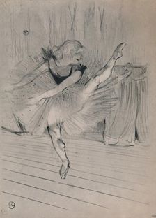Miss Ida Heath, English Dancer c.1894, (1946). Artist: Henri de Toulouse-Lautrec