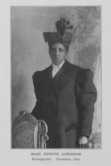 Miss Jennie Johnson; Evangelist; Dresden, Ont., 1907. Creator: Unknown