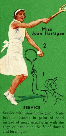 Miss Joan Hartigan - Service c1935. Creator: Unknown