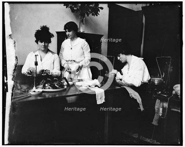 Miss Josephine Patton; Mrs. C.C. Marsh; Mrs. George D. Widener, between 1910 and 1920. Creator: Harris & Ewing.