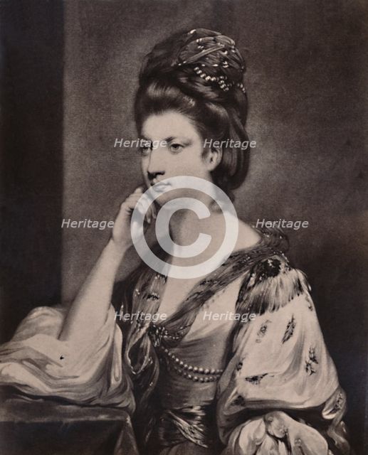Miss Julia Bosvile, afterwards Viscountess Dudley, 1775 (1894). Artist: James Watson.
