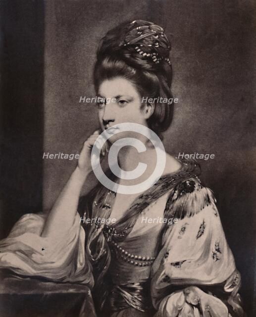 Miss Julia Bosvile, afterwards Viscountess Dudley, 1775 (1894). Artist: James Watson.