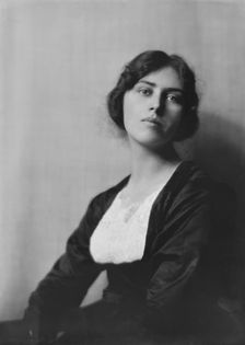 Miss Katherine Bell, portrait photograph, 1917 Dec. 2. Creator: Arnold Genthe
