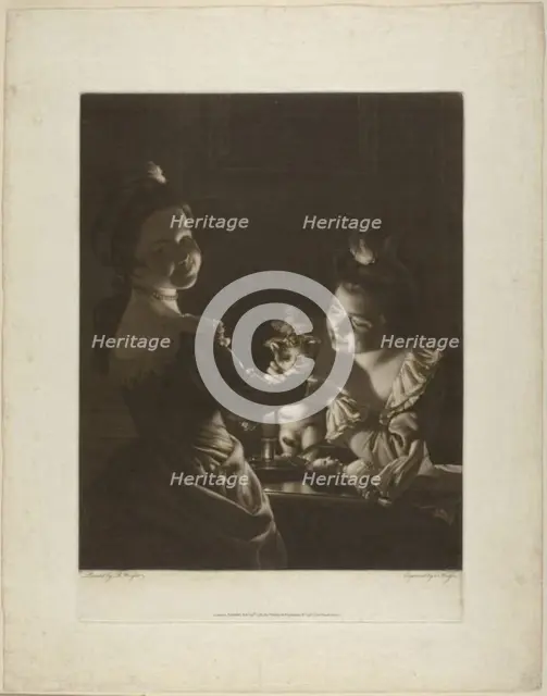 Miss Kitty Dressing, 1781. Creator: Thomas Watson.