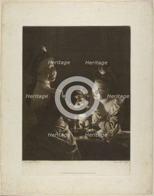 Miss Kitty Dressing, 1781. Creator: Thomas Watson.