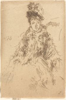Miss Lenoir, c. 1887. Creator: James Abbott McNeill Whistler