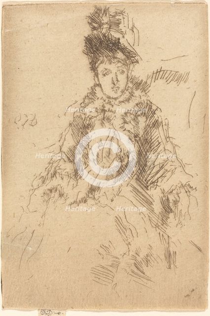 Miss Lenoir, c. 1887. Creator: James Abbott McNeill Whistler.