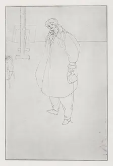 Miss Letty Lind, 1895. Creator: Aubrey Beardsley