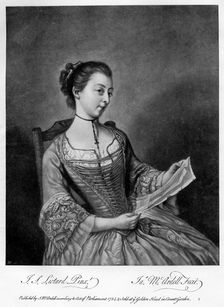 Miss Lewis 1754 (1905).Artist: James McArdell
