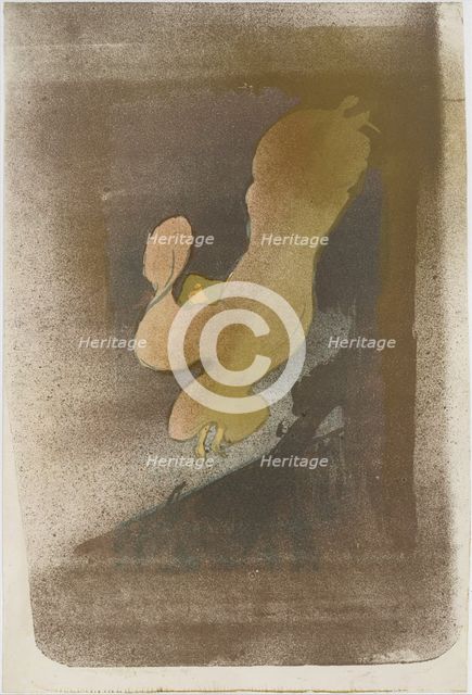 Miss Loïe Fuller, 1893., 1893. Creator: Henri de Toulouse-Lautrec.