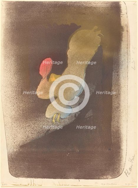 Miss Loïe Fuller, 1893. Creator: Henri de Toulouse-Lautrec.