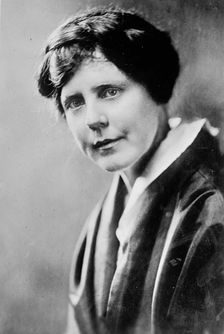 Miss Lucy Burns of C.U.W.S., 1913. Creator: Harris & Ewing