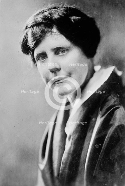 Miss Lucy Burns of C.U.W.S., 1913.  Creator: Harris & Ewing.