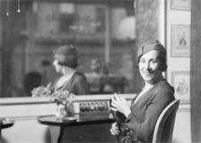 Miss Lucrezia Bori, portrait photograph, 1932 Apr. 6. Creator: Arnold Genthe