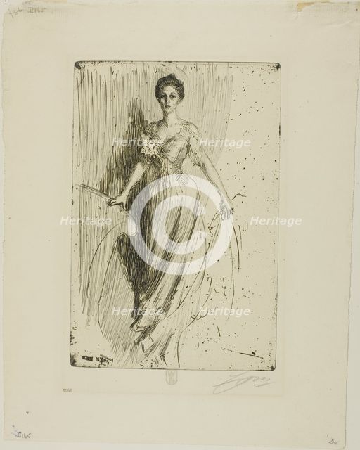 Miss Lurman, 1901. Creator: Anders Leonard Zorn.