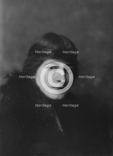 Miss M. Lord, (Mrs. James Kemp), portrait photograph, 1918 Jan. 26. Creator: Arnold Genthe.