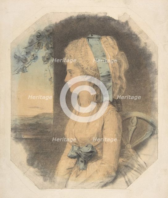 Miss Mary Cruikshank, only sister of James Cruikshank, 1781. Creator: John Downman.