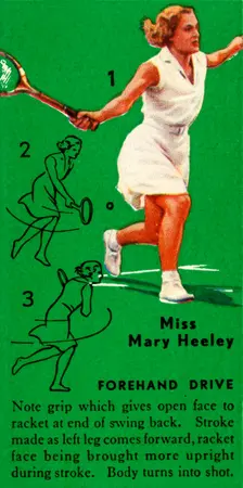 Miss Mary Heeley - Forehand Drive c1935. Creator: Unknown