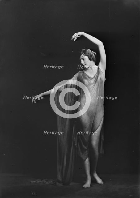 Miss Margaret McKenzie, 1919 Sept. 19. Creator: Arnold Genthe.