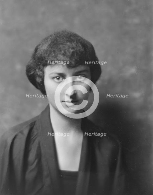 Miss Marguerite Bellamy, portrait photograph, 1918 May 8. Creator: Arnold Genthe.