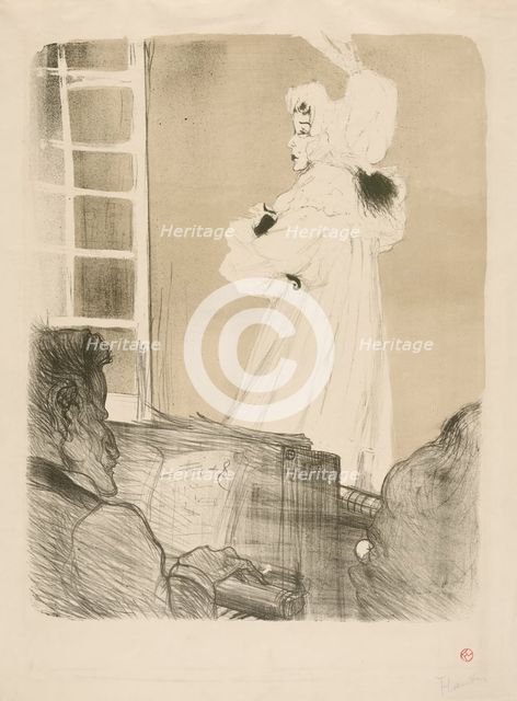 Miss May Belfort, 1895. Creator: Henri de Toulouse-Lautrec (French, 1864-1901).