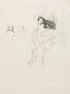 Miss May Belfort, 1895. Creator: Henri de Toulouse-Lautrec (French, 1864-1901)
