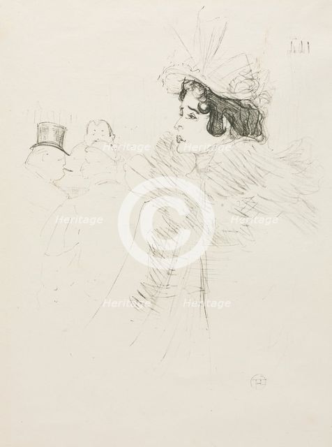 Miss May Belfort, 1895. Creator: Henri de Toulouse-Lautrec (French, 1864-1901).