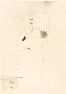 Miss May Belfort, Large Plate (Miss May Belfort, grande planche), 1895. Creator: Henri de Toulouse-Lautrec