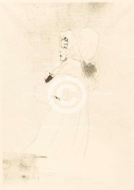 Miss May Belfort, Large Plate (Miss May Belfort, grande planche), 1895. Creator: Henri de Toulouse-Lautrec.