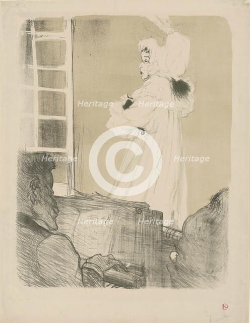 Miss May Belfort (May Belfort à l'orchestra), 1896. Creator: Toulouse-Lautrec, Henri, de (1864-1901).