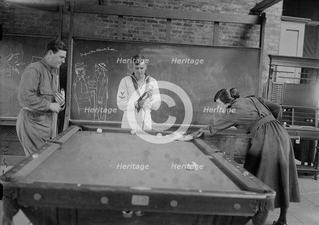 Miss May Schloss at canteen, between c1915 and c1920. Creator: Bain News Service.
