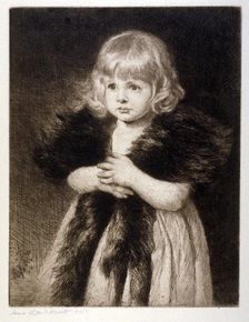 Miss Mildred Carter - Grandmother's Boa c1864-1930. Artist: Anna Lea Merritt