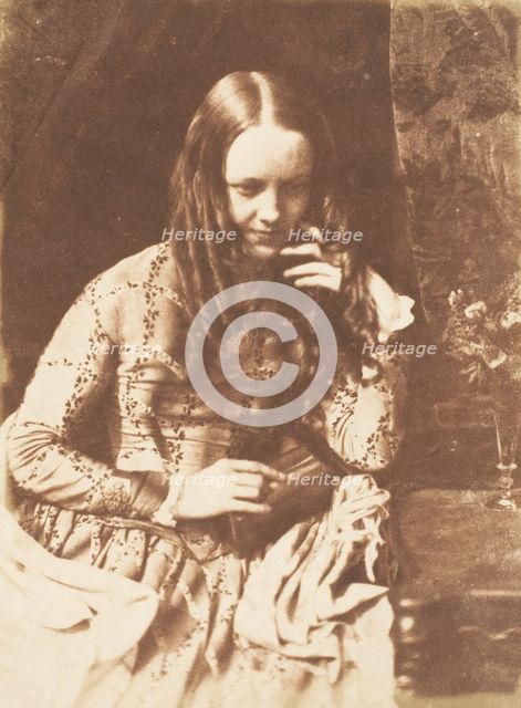 Miss Munro, 1843-47. Creators: David Octavius Hill, Robert Adamson, Hill & Adamson.