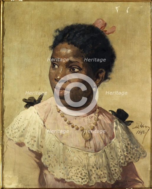 Miss Nabou, 1892. Creator: Adolphe Yvon.