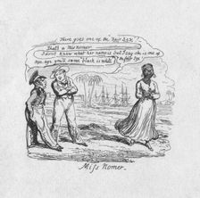 Miss Nomer 1829. Artist: George Cruikshank