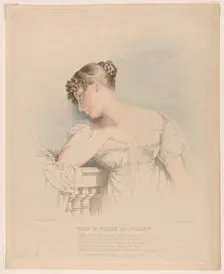 Miss O'Neill as Juliet, May 30, 1816. Creator: Frederick Christian Lewis