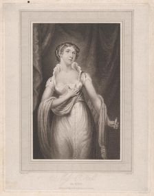 Miss O'Neill as Juliet, May 29, 1815. Creator: James Godby