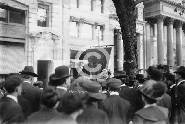 Miss Parks at Madison Sq., between c1910 and c1915. Creator: Bain News Service.