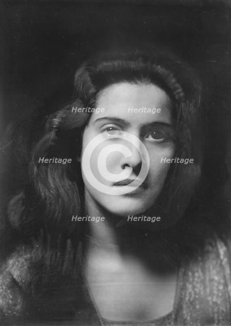 Miss Pearl Levison, portrait photograph, 1936. Creator: Arnold Genthe.